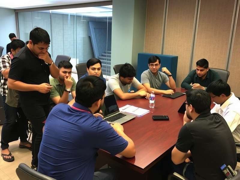 Predator Rampage Developers with Indian Community Predator Rampage developer team meeting with Indian players in Bangalore